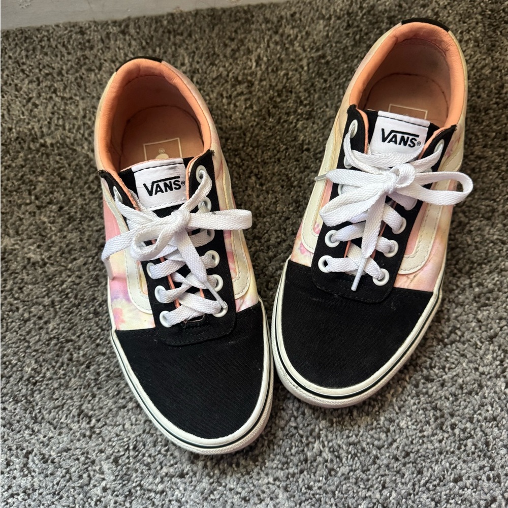 Vans Multicolor Tie-Dye Sneakers with Black Details